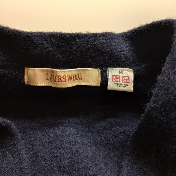 Uniqlo Women Lambswool Button Front Cardigan Sweater - Picture 5 of 7